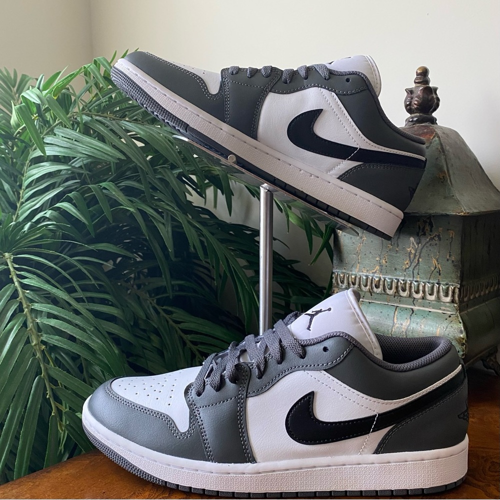 Nike Air Jordan 1 Low White/Black / Iron Grey